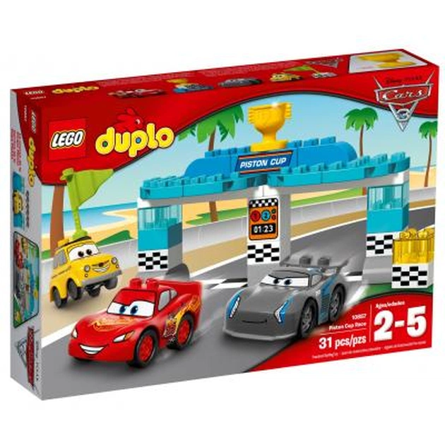 Конструктор LEGO Duplo Гонка за Кубок Поршня (10857) - зображення 1