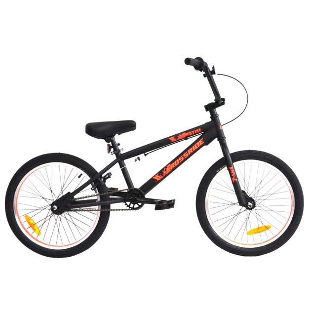 Велосипед Crossride BMX FreeStyle 20" рама-10" St Black/Orange (0485) - изображение 1