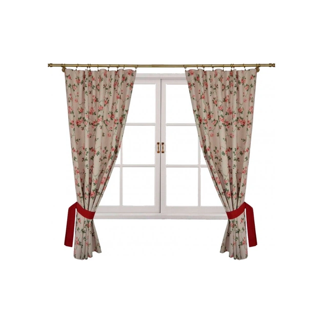 Штора Прованс комплект Глорія Квіти 136х170 см 2 шт (14614) - picture 1