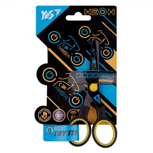 Ножиці Yes Ultrex 13см, з принтом на лезі (480419) зображення 1