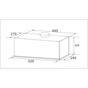 Витяжка кухонна GRANADO Palamos 4613-700 Black glass (GCH461370011) - зменшене зображення 8
