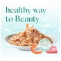 Консерви для котів Optimeal Beauty Fitness смугастий тунець у соусі з креветками 70 г (4820215366229) - зменшене зображення 2