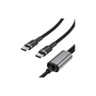 Дата кабель USB-C to 2xUSB-C 1.2m 100W nylon black Acefast (6974316285120) - зменшене зображення 3