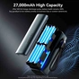 Батарея универсальная Vention 27000mAh 100+10W PD/3.1, UFCS, PPS, TFT Display, gray (FKGH0) - уменьшенное изображение 11