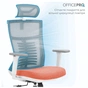 Офісне крісло OfficePro Balance OC550-W-DG-OR (OC550-W-DG-OR) - зменшене зображення 3