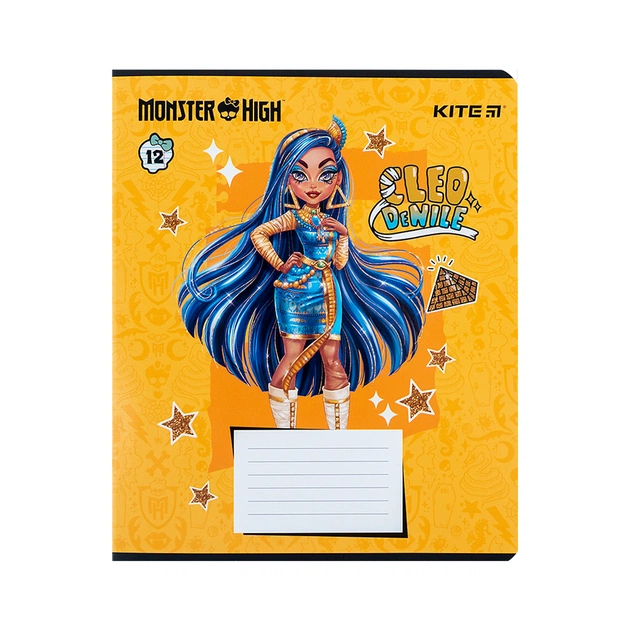 Зошит Kite Monster High 12 аркушів, лінія (MH24-234) - picture 8