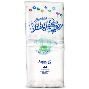 Підгузки BabyBaby Soft Standard Junior 5 (11-25 кг) 44 шт (8588004865655) зображення 1