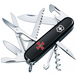 Ніж Victorinox Huntsman Army Black "Емблема ЗСУ" (1.3713.3_W0010u) зображення 1