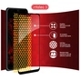 Стекло защитное Intaleo Full Glue ZTE Blade A51 Black (1283126515613) - уменьшенное изображение 7