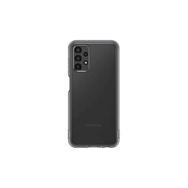 Чохол до мобільного телефона Samsung Soft Clear Cover Galaxy A13 (A135) Black (EF-QA135TBEGRU) - зображення 1