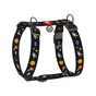 Шлея для собак WAUDOG Nylon анатомічна H-подібна з QR-паспортом "NASA" пластиковий фастекс XL (323-0047) - уменьшенное изображение 1