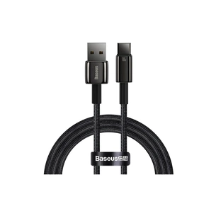 Дата кабель USB 2.0 AM to USB-C 1.0m 100W black Baseus (CAWJ000001) зображення 1