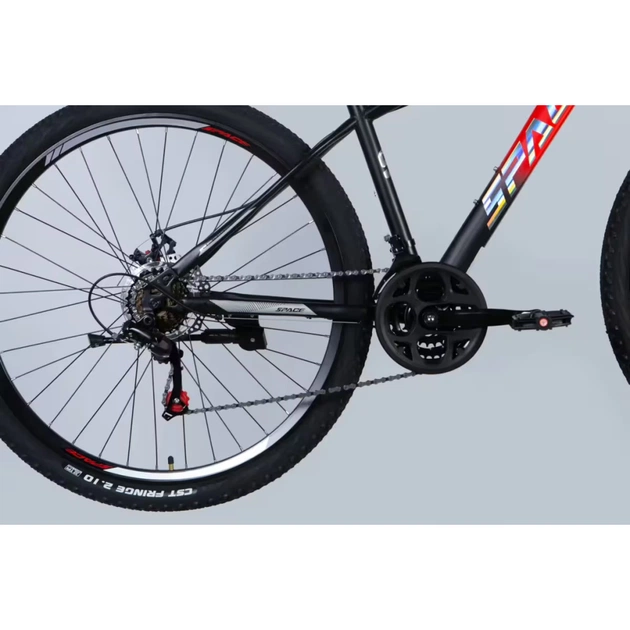 Велосипед Space 29" MARS DD FR рама-16" ST 2026 червоно-чорний (OPS-SP-29-151) - зображення 5