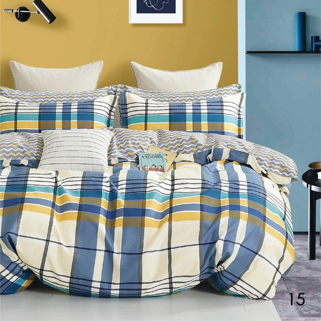 Постільна білизна Isleep двоспальна Сатин Twill 15 (15_dv_Isleep) - изображение 1