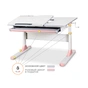 Парта Mealux Vancouver Multicolor Pink Lite (BD-620 W/G MC + PN Lite) - зменшене зображення 1