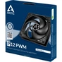 Кулер до корпусу Arctic P12 PWM Black/Transparent (ACFAN00133A) - зменшене зображення 6