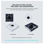 Кулер до корпусу Lian Li Reverse TL LCD 140-1, White (G99.14RTLLCD1W.00) - зменшене зображення 8