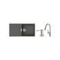 Мийка кухонна Hansgrohe S520-F480 + зміш. Focus M41 (43358400) - зменшене зображення 1