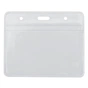 Бейдж Optima горизонтальний замок zip lock PVC, 108х70 мм (O45611) - зменшене зображення 1