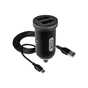 Зарядний пристрій XO 2xUSB 2.1A + cable USB to Micro 5P black (TZ08-M-BK) - зменшене зображення 1