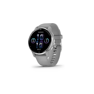 Смарт-годинник Garmin Venu 2 Plus, Powder Gray + Passivated, GPS (010-02496-10) зображення 1