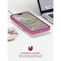 Чохол до мобільного телефона Armorstandart ICON2 MagSafe Apple iPhone 16 Pro Fuchsia (ARM81319) - зменшене зображення 9