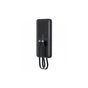 Батарея універсальна Choetech 10000mAh 22,5W, MicroUSB, USB-A, USB-C, build-in USB-C/Lightning cable (B654-BK) - зменшене зображення 1