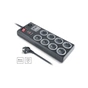 Мережевий фільтр живлення REAL-EL RS-8F USB CHARGE 3m, black (EL122300004) - зменшене зображення 6