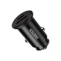 Зарядний пристрій Choetech Car USB-A/USB-C 30W QC3.0/PD (TC0006-V2-BK) - зменшене зображення 2
