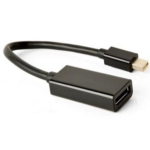 Перехідник Mini DisplayPort to DisplayPort Cablexpert (A-mDPM-DPF4K-01) зображення 1