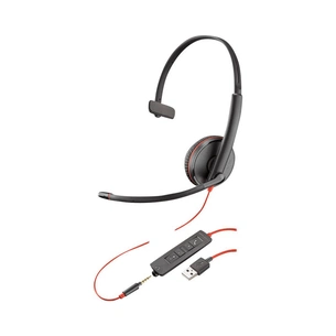 Навушники Poly BlackWire C3215 USB-C/A + 3.5mm HS Mono (8X227AA) зображення 1