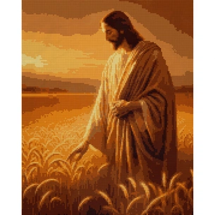 Картина по номерам Santi алмазна мозаїка "Жнива віри", 40*50см на підрамнику (956061) picture 1