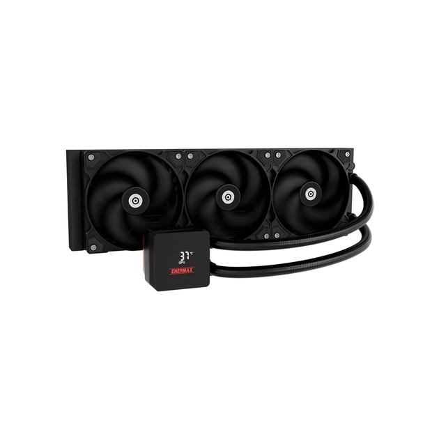 Система рідинного охолодження Enermax Liqmax IV 360 Digital Display (ELC-LMIV360-SF) - зображення 1