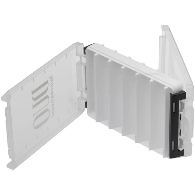 Коробка рибалки DUO Reversible Lure Case 120 White/Silver Logo (34.36.73) - picture 2