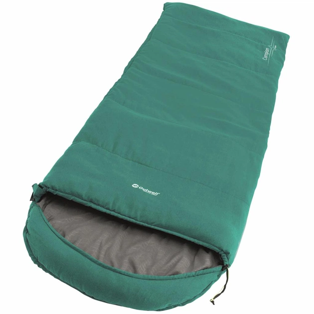 Спальний мішок Outwell Campion +4C Green Left (928830) - зображення 1