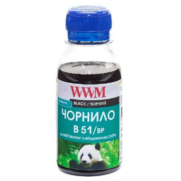 Чернила WWM Brother DCP-T300/T500W/T700W 100г Black Pigmented (B51/BP-2) - изображение 1