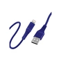 Дата кабель USB 2.0 AM to Lightning 1.2m blue Promate (powerline-ai120.blue) - зменшене зображення 1