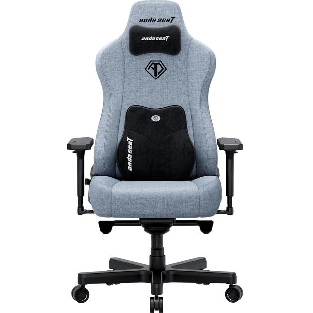 Крісло для геймерів Anda Seat Kaiser 3E XL Gray Blue Fabric (AD23YC-XL-09-T-CF-T01) - зображення 1