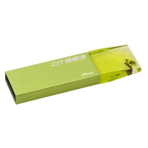 USB флеш накопичувач Kingston 8GB DataTraveler SE3 DTSE3 Green USB 2.0 (KC-U688G-4CG) - изображение 1
