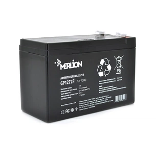 Батарея до ДБЖ Merlion 12V-7.2Ah (GP1272F1) зображення 1