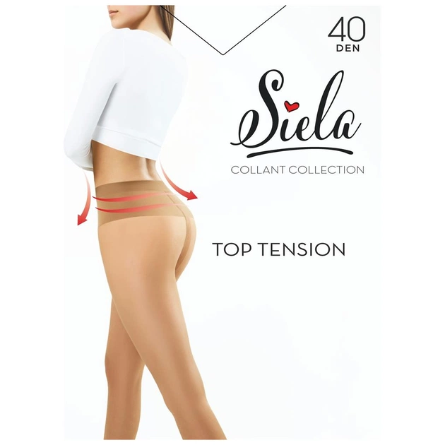 Колготи Siela Top Tension 40 Den Nero - 2 (4823116918344) - зображення 1