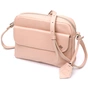 Сумка Grande Pelle Крос-боді з натуральної шкіри Пудрова (11694) - зменшене зображення 1