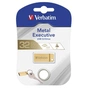 USB флеш накопичувач Verbatim 32GB Metal Executive Gold USB 3.0 (99105) - зменшене зображення 4