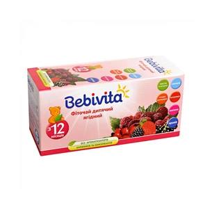 Дитячий чай Bebivita ягідний, 30 г (4820025490763) изображение 1