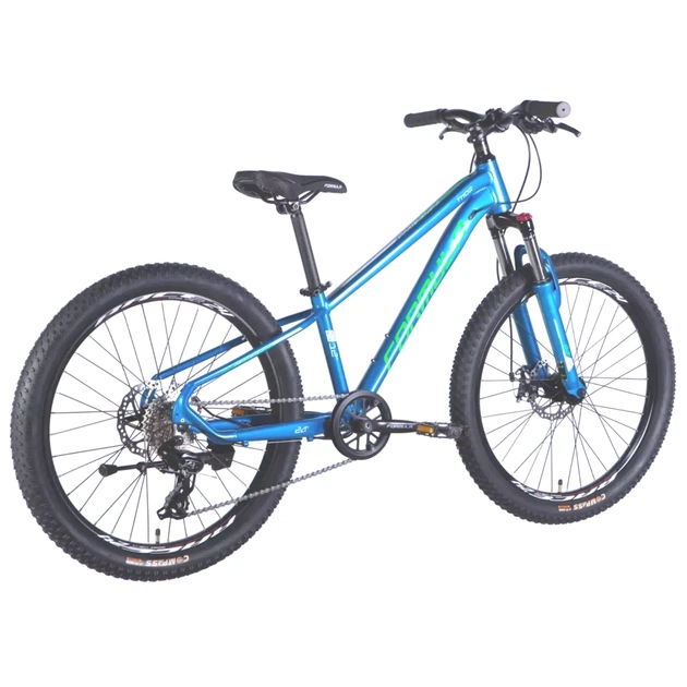 Велосипед Formula 24" THOR DD CS рама-12" Al 2026 синій з зеленим (OPS-FR-24-446) - изображение 3
