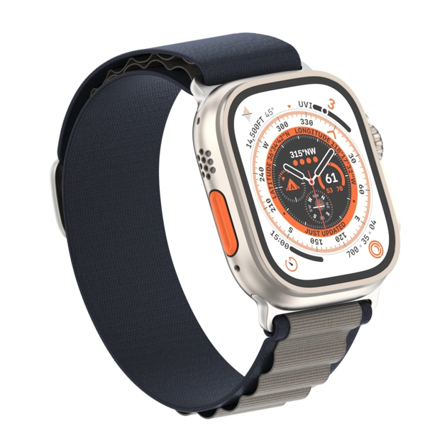 Ремінець до смарт-годинника Armorstandart Alpina Band для Apple Watch 49/46/45/44/42 (Series 1-3) Blue (ARM81041) - picture 2