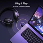Bluetooth-адаптер Ugreen USB-C Bluetooth 5.3 Audio Transmitter PC/PS5/Switch BT501 black (45008) - зменшене зображення 3
