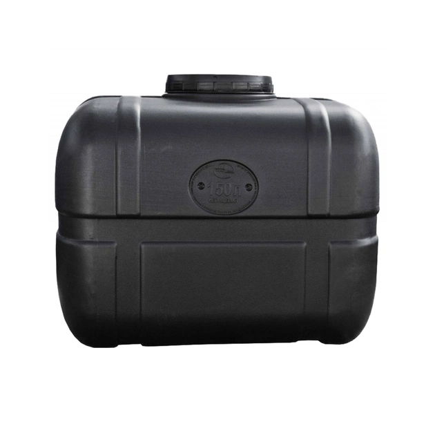 Ємність для води Пласт Бак квадратна не харчова 150 л прямокутна чорна видувна (5706) - picture 3