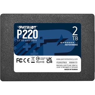 Накопичувач SSD 2.5" 2TB P220 Patriot (P220S2TB25) зображення 1