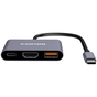 Концентратор Canyon hub DS-4 3in1 USB-C Grey (CNS-TDS4) - уменьшенное изображение 2